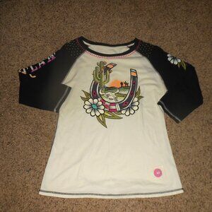 Double D Ranch 3/4 Sleeve Tee DD M